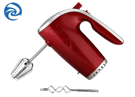 Merah 201-250W Mini Electric Egg Beater Rumah Tangga Genggam 5 Kecepatan