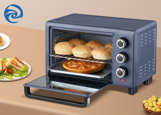 Biru 16L Pemanggang Roti Dan Oven Pemanggang Roti 1400W 17 Quart