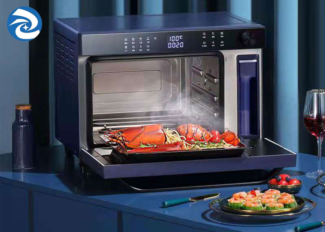 32L Pemanggang Roti Otomatis Dan Oven Pemanggang Roti 2100W Penggorengan Udara