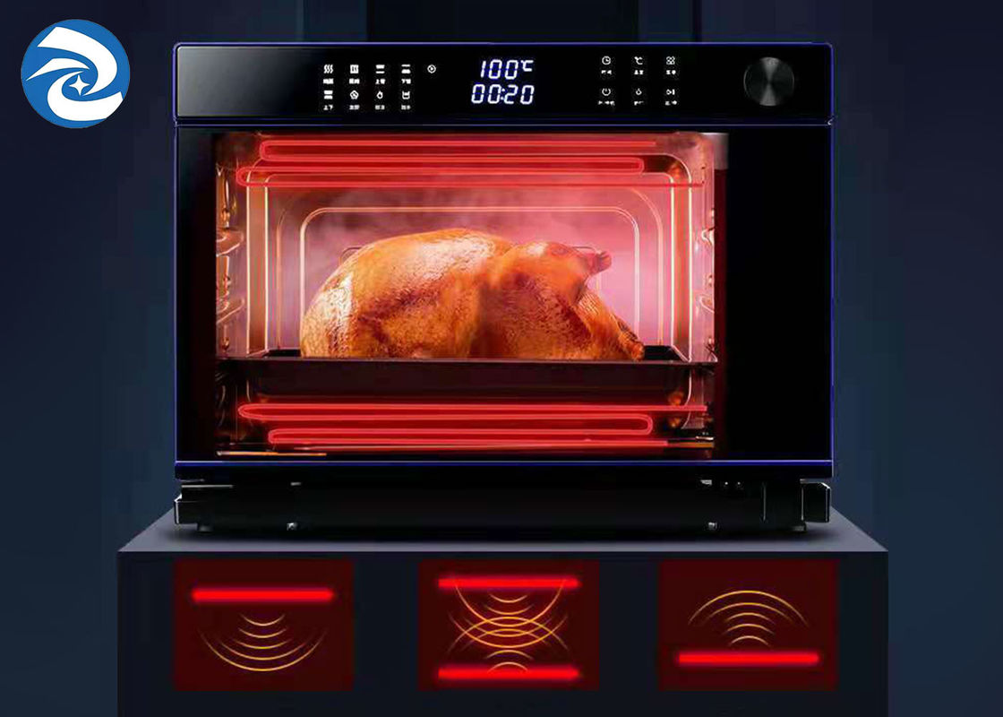 32L Pemanggang Roti Otomatis Dan Oven Pemanggang Roti 2100W Penggorengan Udara