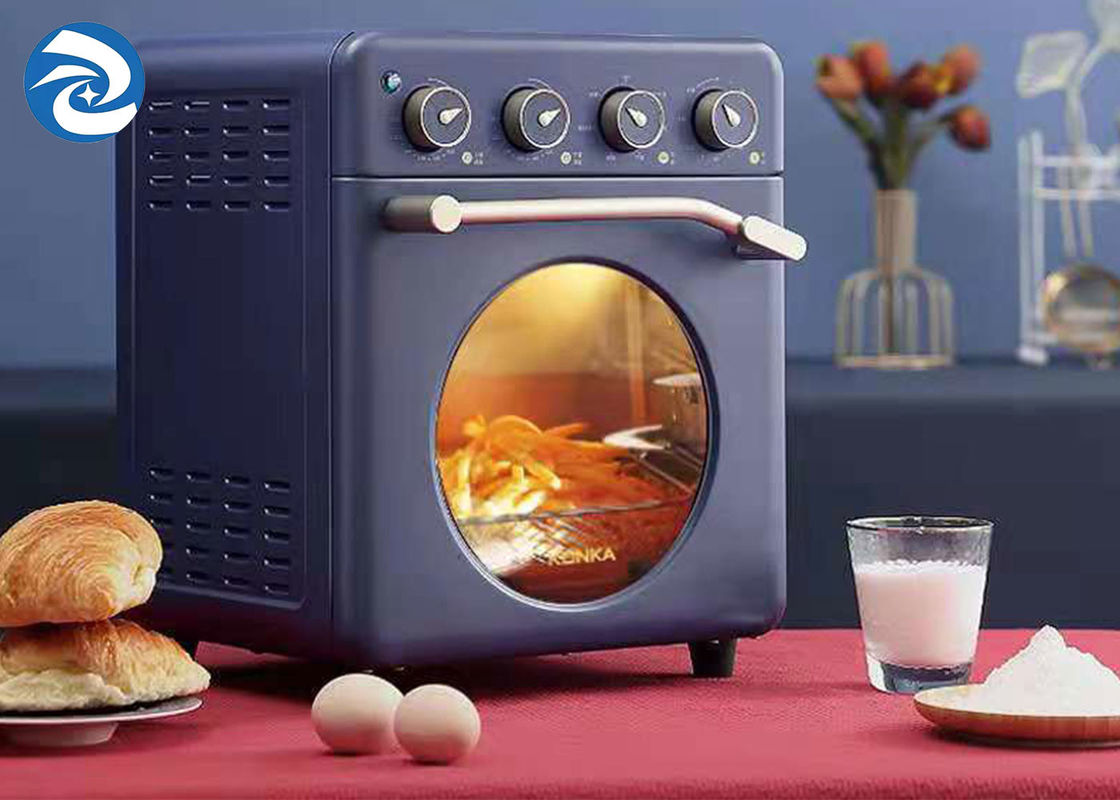 18L Pemanggang Roti Dan Oven Pemanggang Roti Penggorengan Udara Stainless Steel 19qt