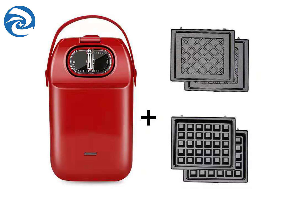 Mini 650W Multi Fungsi Pembuat Sandwich 220V Sarapan