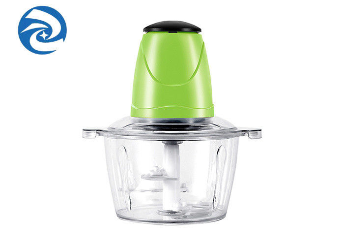 2L Chopper Penggiling Daging Juicer 200-300W Listrik Mesin Pencincang Daging Motor Plastik Dapur Kecepatan Tunggal