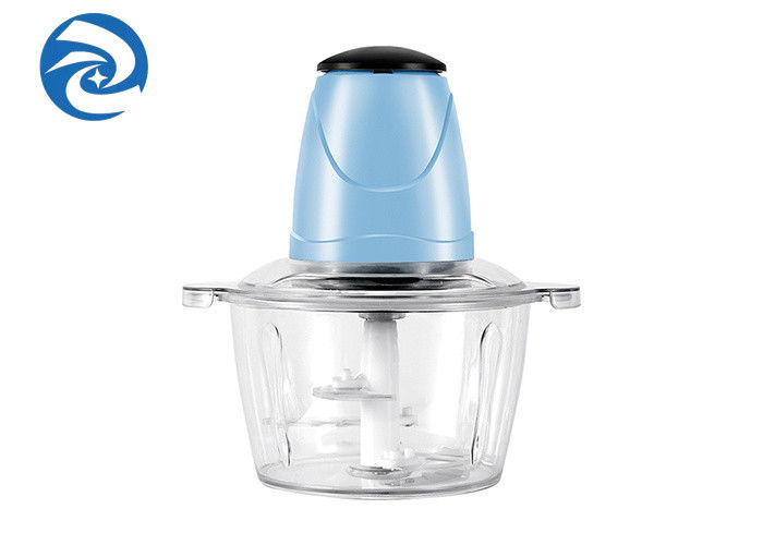 2L Chopper Penggiling Daging Juicer 200-300W Listrik Mesin Pencincang Daging Motor Plastik Dapur Kecepatan Tunggal