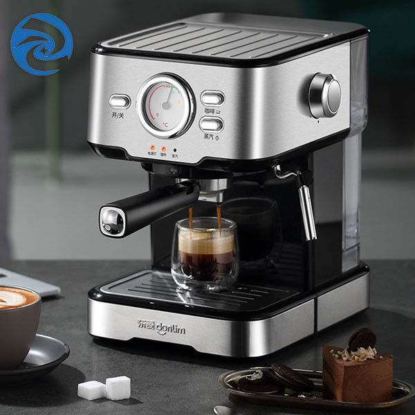 Mesin Kopi Rumah 220V Italia Dengan Milk Fother Black