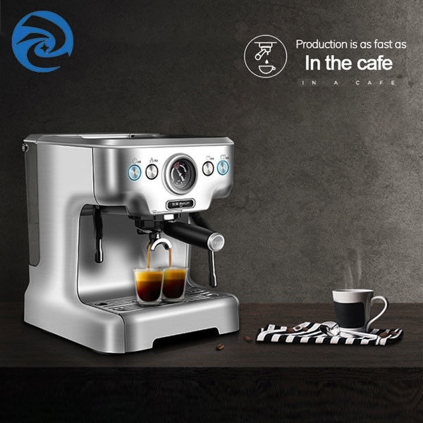Mesin Kopi Espresso Kecil Stainless Steel 2.7L 1250W