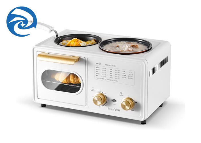 Wajan Listrik 6L 3 In 1 Multi Cooker, Mesin Sarapan Ringan 6.3qt