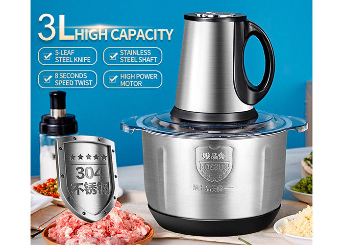 Mesin Penggiling Daging Listrik Dapur 500W 4L gigi ketiga