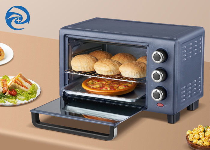Biru 16L Pemanggang Roti Dan Oven Pemanggang Roti 1400W 17 Quart