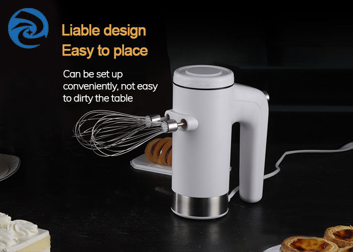 Pengocok Telur Listrik Dengan Stand ABS Stainless Steel