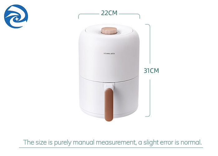 Otomatis 2,6 Quart Smart Air Fryers Putih Listrik