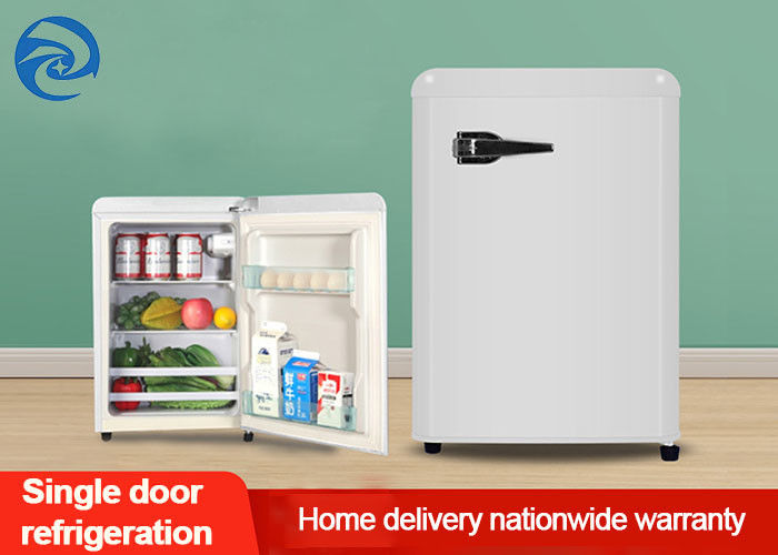 Kulkas Mini Retro Putih 75L 90L 118L Dengan Freezer 2,6 Cu Ft
