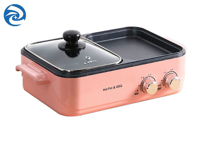220 Watt Panggangan Listrik Dalam Ruangan Hot Pot Multifungsi Penggorengan