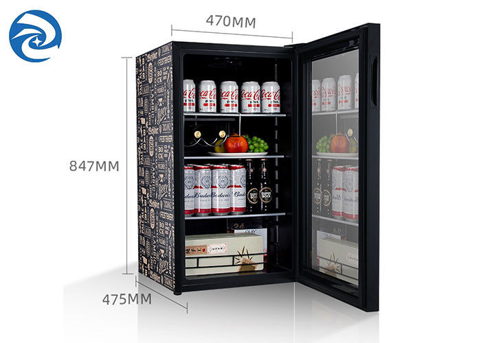 Kulkas Mini Rumah Kantor Satu Pintu 88L, Freezer Kulkas Kecil 220V