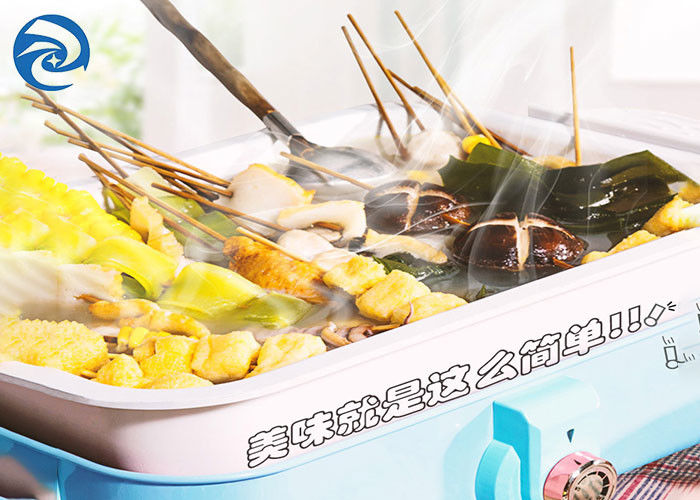 Pemanggang Listrik Rumah Tangga Wajan Wajan 220V Panci Memasak Multifungsi 1200W