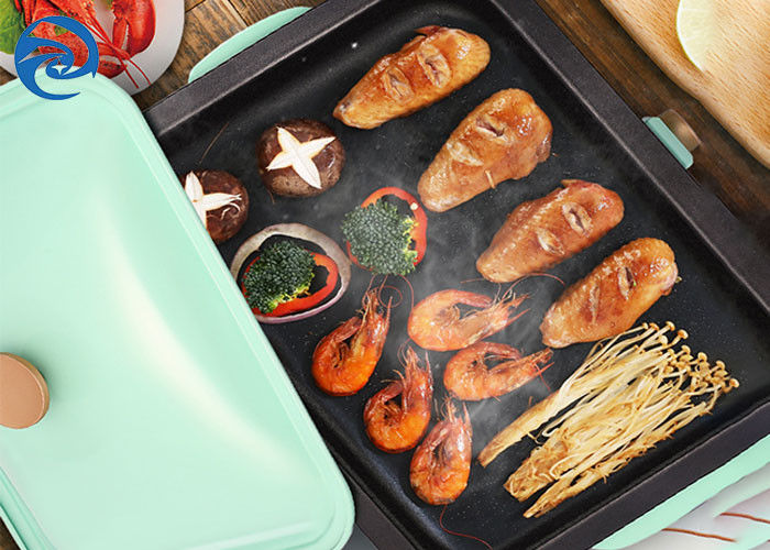 Pemanggang Listrik Rumah Tangga Wajan Wajan 220V Panci Memasak Multifungsi 1200W