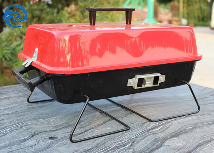 Portabel 0.6mm Burger Grill Kecil 50cm × 25cm × 23cm