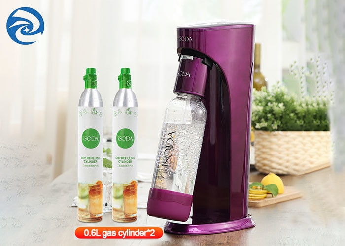 Mesin Soda Buatan Sendiri 0.6L Ungu 180mmx115mmx400mm